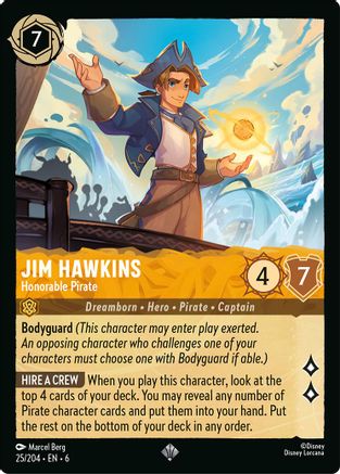 Image of Jim Hawkins - Honorable Pirate (25/204) - Azurite Sea