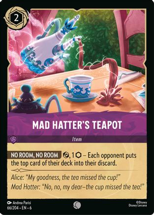 Image of Mad Hatter's Teapot (66/204) - Azurite Sea Cold Foil