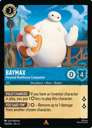 Image of Baymax - Personal Healthcare Companion (156/204) - Azurite Sea Cold Foil