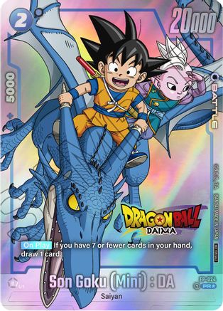 Image of Son Goku (Mini) : DA - FP-024 (Dragon Ball DAIMA) (FP-024) - Fusion World Promotion Cards and Packs Holofoil