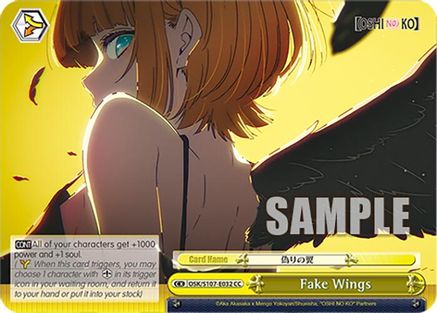 Image of Fake Wings (OSK/S107-E032 CC) - [OSHI NO KO]