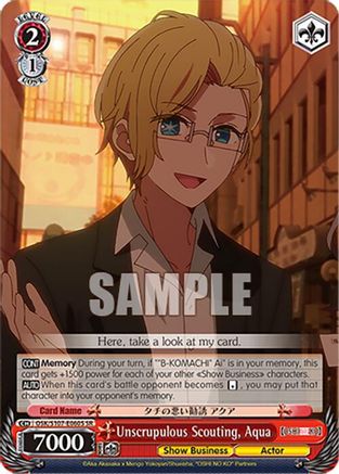 Image of Unscrupulous Scouting, Aqua (SR) (OSK/S107-E060S SR) - [OSHI NO KO]