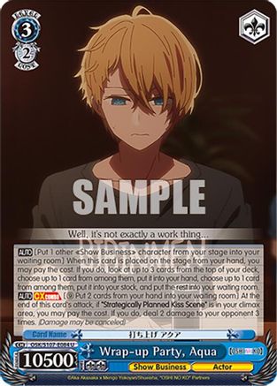 Image of Wrap-up Party, Aqua (OSK/S107-E084 U) - [OSHI NO KO]