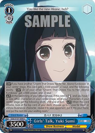 Image of Girls' Talk, Yuki Sumi (OSK/S107-E090 C) - [OSHI NO KO]