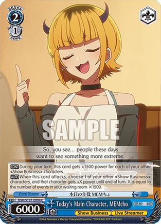 Image of Today's Main Character, MEMcho (OSK/S107-E094 C) - [OSHI NO KO]