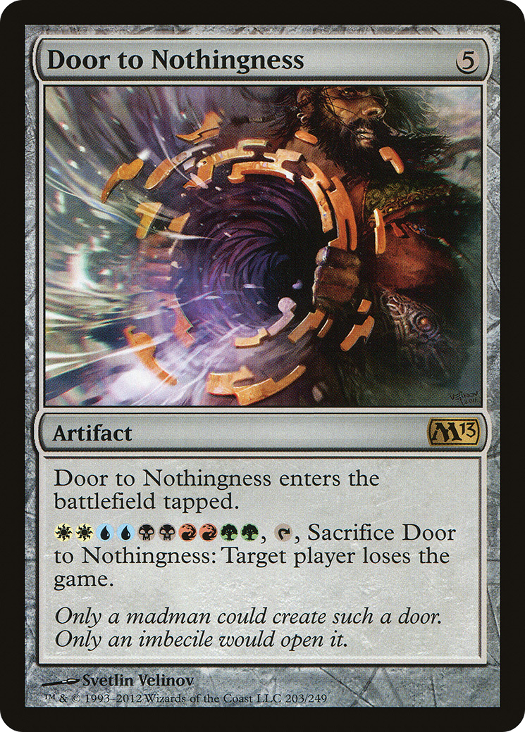 Image of Door to Nothingness (M13-203) - Magic 2013 Foil