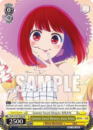 Image of Summer Sweet Memory, Kana Arima (OSK/S107-PE03 PR) - [OSHI NO KO]