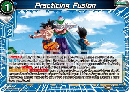 Image of Practicing Fusion (BT26-038) - Ultimate Advent
