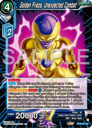 Image of Golden Frieza, Unexpected Combat (BT26-037) - Ultimate Advent