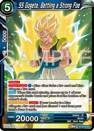 Image of SS Gogeta, Battling a Strong Foe (BT26-045) - Ultimate Advent