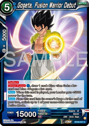 Image of Gogeta, Fusion Warrior Debut (BT26-047) - Ultimate Advent Foil