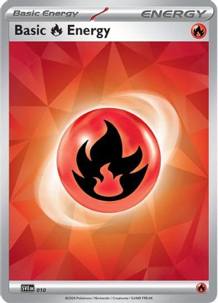 Image of Basic Fire Energy 010  SVE Scarlet & Violet Energies - Common