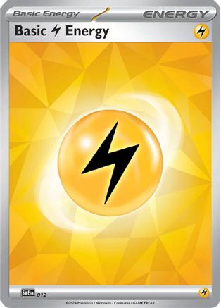 Image of Basic Lightning Energy 012  SVE Scarlet & Violet Energies - Common