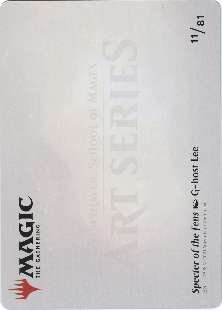 Image of Specter of the Fens // Specter of the Fens (ASTX-011) - Strixhaven Art Series (Borderless)