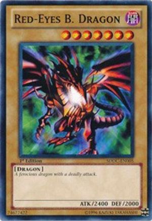 Image of Red-Eyes B. Dragon (SDDC-EN005) - Structure Deck: Dragons Collide Unlimited
