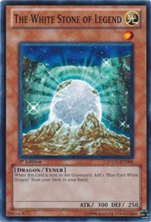 Image of The White Stone of Legend (SDDC-EN006) - Structure Deck: Dragons Collide 1st Edition