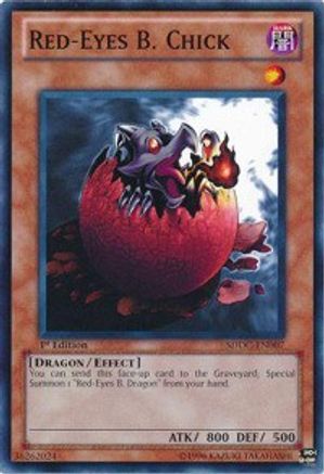 Image of Red-Eyes B. Chick (SDDC-EN007) - Structure Deck: Dragons Collide 1st Edition