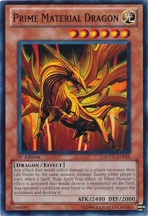 Image of Prime Material Dragon (SDDC-EN011) - Structure Deck: Dragons Collide 1st Edition