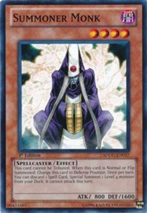 Image of Summoner Monk (SDDC-EN017) - Structure Deck: Dragons Collide Unlimited