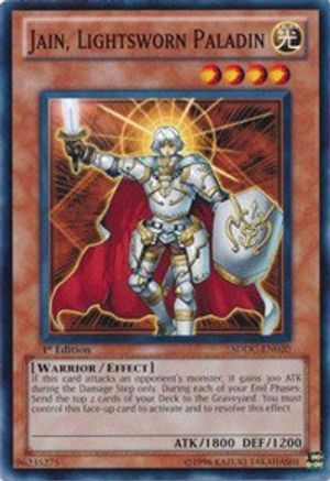 Image of Jain, Lightsworn Paladin (SDDC-EN020) - Structure Deck: Dragons Collide Unlimited