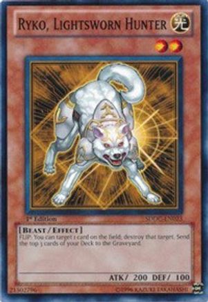 Image of Ryko, Lightsworn Hunter (SDDC-EN023) - Structure Deck: Dragons Collide Unlimited