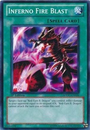 Image of Inferno Fire Blast (SDDC-EN026) - Structure Deck: Dragons Collide 1st Edition