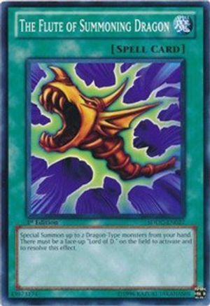 Image of The Flute of Summoning Dragon (SDDC-EN027) - Structure Deck: Dragons Collide 1st Edition