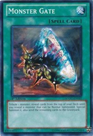 Image of Monster Gate (SDDC-EN032) - Structure Deck: Dragons Collide 1st Edition