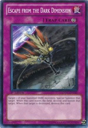Image of Escape from the Dark Dimension (SDDC-EN040) - Structure Deck: Dragons Collide Unlimited