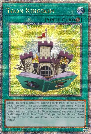 Image of Toon Kingdom (Quarter Century Secret Rare) (MP24-EN006) - 25th Anniversary Tin: Dueling Mirrors 1st Edition