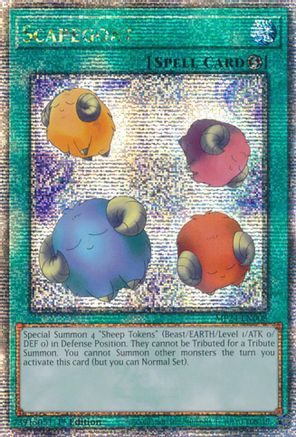 Image of Scapegoat (Quarter Century Secret Rare) (MP24-EN008) - 25th Anniversary Tin: Dueling Mirrors 1st Edition