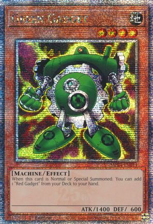 Image of Green Gadget (Quarter Century Secret Rare) (MP24-EN014) - 25th Anniversary Tin: Dueling Mirrors 1st Edition