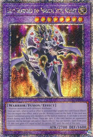 Image of Gilti-Gearfried the Magical Steel Knight (Quarter Century Secret Rare) (MP24-EN016) - 25th Anniversary Tin: Dueling Mirrors 1st Edition