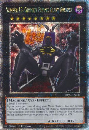 Image of Number 15: Gimmick Puppet Giant Grinder (Quarter Century Secret Rare) (MP24-EN032) - 25th Anniversary Tin: Dueling Mirrors 1st Edition