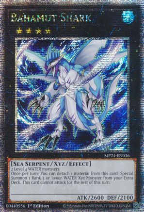 Image of Bahamut Shark (Quarter Century Secret Rare) (MP24-EN036) - 25th Anniversary Tin: Dueling Mirrors 1st Edition