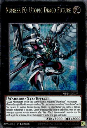 Image of Number F0: Utopic Draco Future (Quarter Century Secret Rare) (MP24-EN037) - 25th Anniversary Tin: Dueling Mirrors 1st Edition