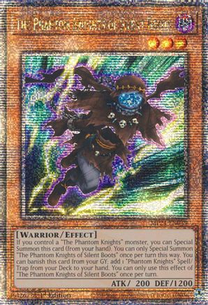 Image of The Phantom Knights of Silent Boots (Quarter Century Secret Rare) (MP24-EN039) - 25th Anniversary Tin: Dueling Mirrors 1st Edition