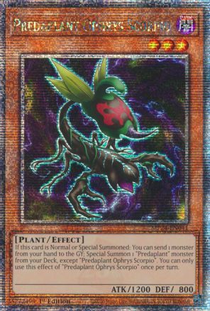 Image of Predaplant Ophrys Scorpio (Quarter Century Secret Rare) (MP24-EN041) - 25th Anniversary Tin: Dueling Mirrors 1st Edition