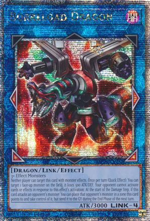 Image of Borreload Dragon (Alternate Art) (Quarter Century Secret Rare) (MP24-EN048) - 25th Anniversary Tin: Dueling Mirrors 1st Edition