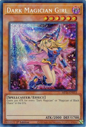 Image of Dark Magician Girl (Alternate Art) (MP24-EN053) - 25th Anniversary Tin: Dueling Mirrors 1st Edition