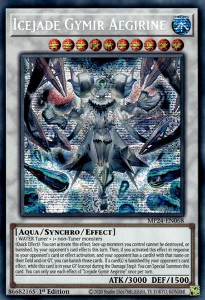Image of Icejade Gymir Aegirine (MP24-EN068) - 25th Anniversary Tin: Dueling Mirrors 1st Edition