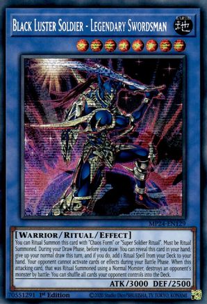 Image of Black Luster Soldier - Legendary Swordsman (MP24-EN129) - 25th Anniversary Tin: Dueling Mirrors 1st Edition