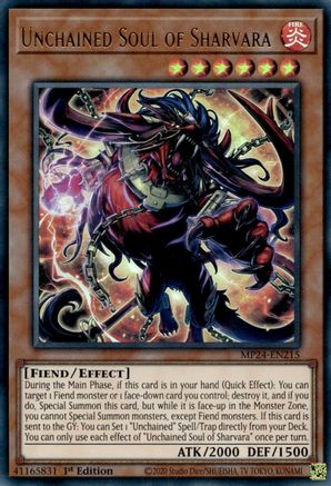 Image of Unchained Soul of Sharvara (MP24-EN215) - 25th Anniversary Tin: Dueling Mirrors 1st Edition