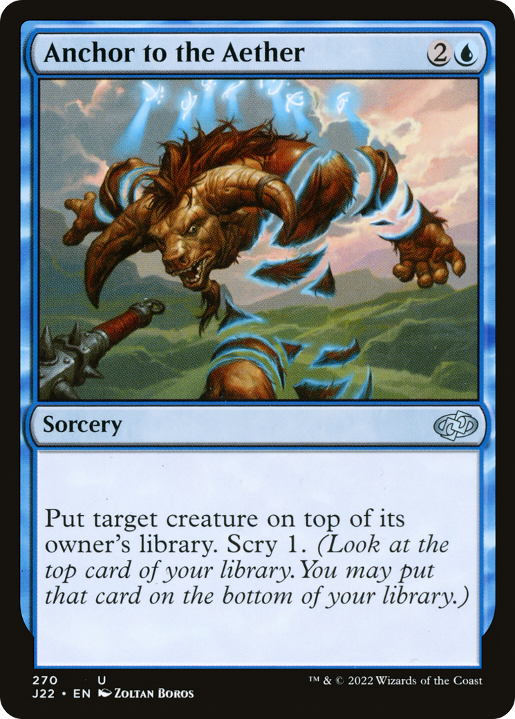 Image of Anchor to the Aether (J22-270) - Jumpstart 2022