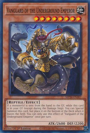 Image of Vanguard of the Underground Emperor (MP24-EN307) - 25th Anniversary Tin: Dueling Mirrors 1st Edition