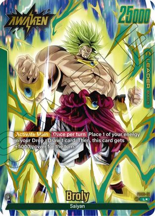 Image of Broly - FS03-01 (Gold) (FS03-01) - Fusion World Promotion Cards and Packs Holofoil
