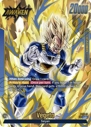 Image of Vegeta - FS02-01 (Gold) (FS02-01) - Fusion World Promotion Cards and Packs Holofoil
