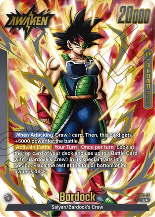 Image of Bardock - FS05-01 (Gold) (FS05-01) - Fusion World Promotion Cards and Packs Holofoil