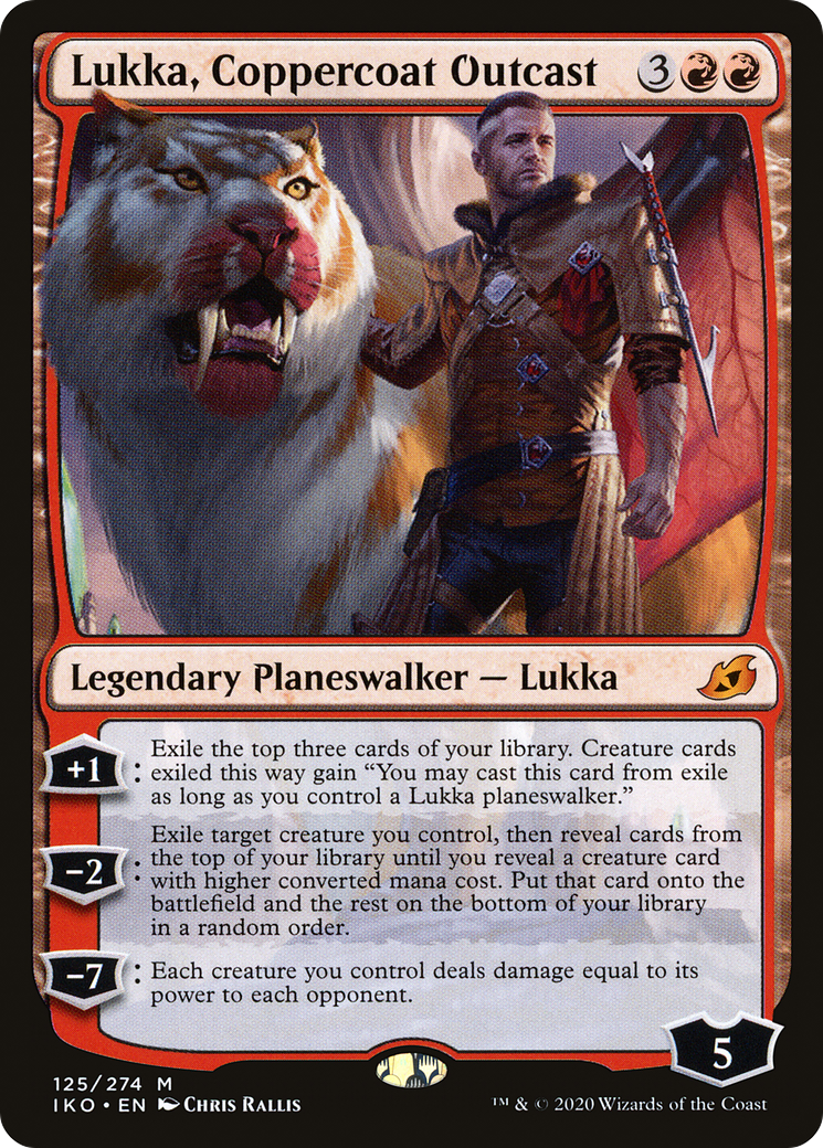 Image of Lukka, Coppercoat Outcast (IKO-125) - Ikoria: Lair of Behemoths