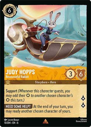 Image of Judy Hopps - Resourceful Rabbit (15/204) - Azurite Sea